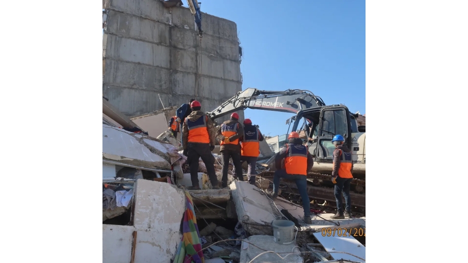 SES Arama Kurtarma Derneği Hatay'da...